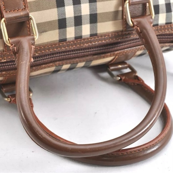 Burberry Nova Check Canvas Leather 2Way Shoulder Hand Bag Beige | Women’s | Used - Picture 6 of 15